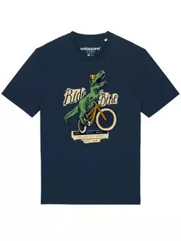 Футболка wat? Apparel, темно-синий