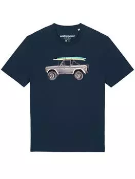 Футболка wat? Apparel, темно-синий