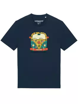 Футболка wat? Apparel, темно-синий