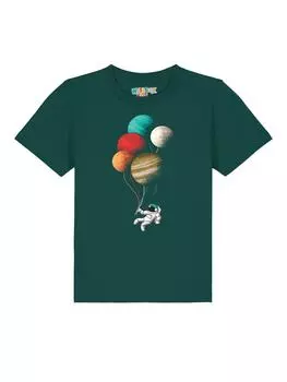 Футболка wat? Apparel, темно-зеленый