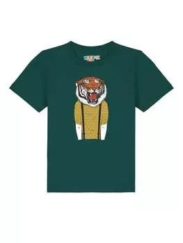 Футболка wat? Apparel, темно-зеленый