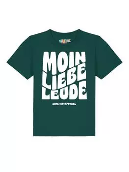 Футболка wat? Apparel, темно-зеленый