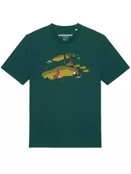 Футболка wat? Apparel, темно-зеленый