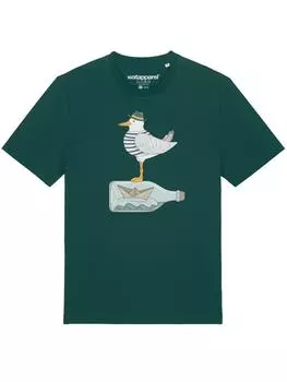 Футболка wat? Apparel, темно-зеленый