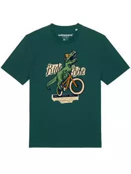 Футболка wat? Apparel, темно-зеленый