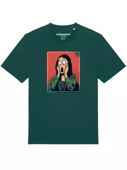 Футболка wat? Apparel, темно-зеленый