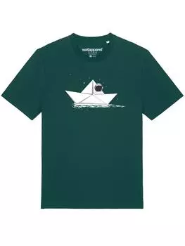 Футболка wat? Apparel, темно-зеленый