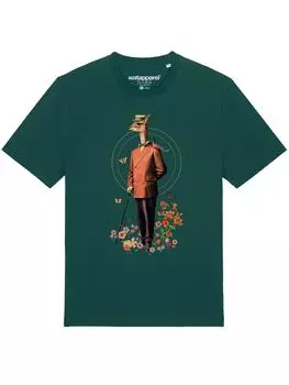 Футболка wat? Apparel, темно-зеленый