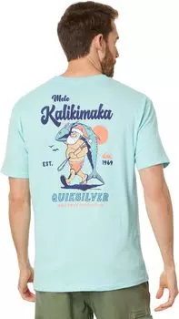 Футболка Waterman Santa с короткими рукавами Quiksilver, цвет Gulf Stream
