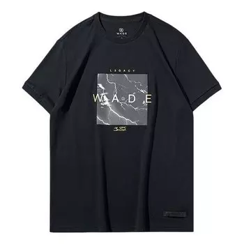 Футболка way of wade flash print tee Li-Ning, черный