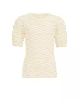 Футболка WE Fashion, бежевый/кремовый/песочный
