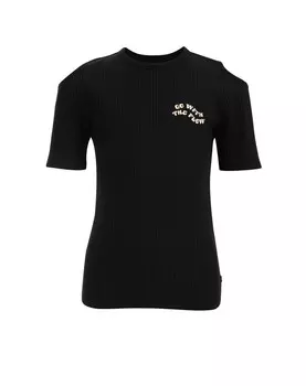 Футболка WE Fashion, черный