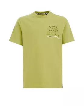 Футболка WE Fashion, цвет Lime/Olive