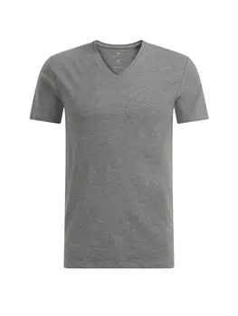 Футболка We Fashion, пестрый серый