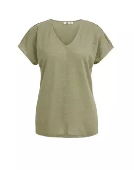 Футболка We Fashion, пятнистый зеленый