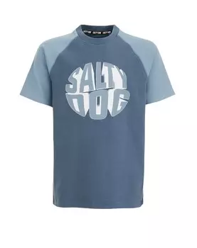 Футболка We Fashion, синий/голубой