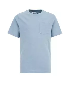 Футболка WE Fashion, светло-голубой