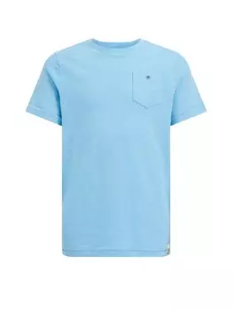 Футболка WE Fashion, светло-голубой