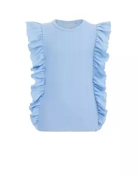 Футболка WE Fashion, светло-голубой