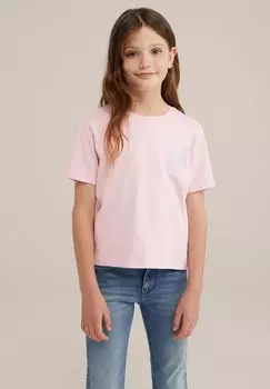 Футболка WE Fashion, светло-розовый