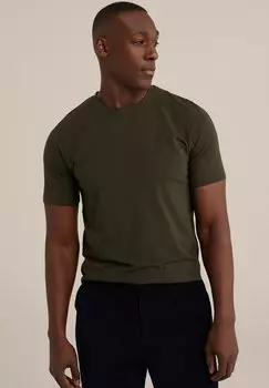 Футболка WE Fashion, темно-зеленый