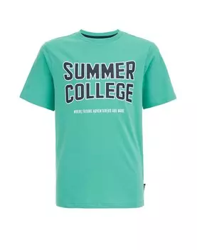 Футболка We Fashion, зеленый