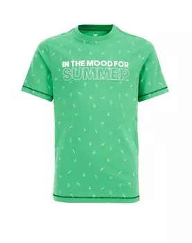 Футболка We Fashion, зеленый