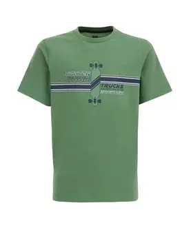 Футболка We Fashion, зеленый