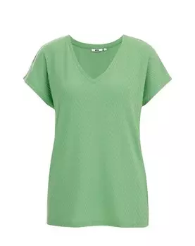 Футболка We Fashion, зеленый