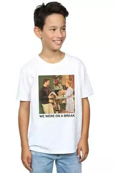 Футболка «We We We We We We Were On A Break Robe» Friends, белый