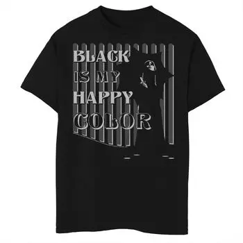 Футболка Wednesday Black Is My Happy Color для мальчиков 8–20 лет Licensed Character