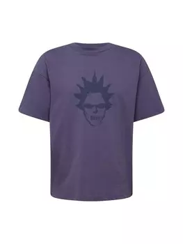 Футболка WEEKDAY Great, фиолетовый