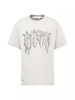 Футболка Weekday, натуральный белый