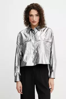 Футболка Weekend Max Mara, серебряный