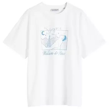 Футболка Welcum to Paris Carne Bollente, белый