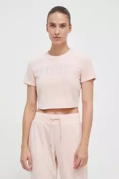 Футболка велюровая COUTURE Guess, розовый