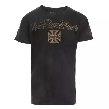 Футболка West Coast Choppers Eagle Crest, черный