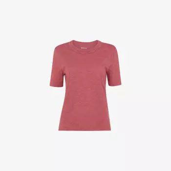Футболка Whistles Rosa с двойной отделкой, розовый