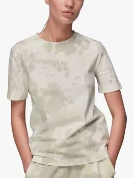 Футболка Whistles Tie Dye, нейтральный цвет