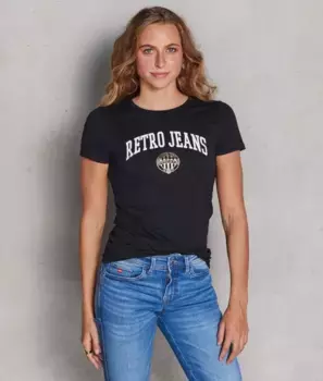 Футболка White Eagle Retro Jeans, черный