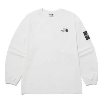 Футболка white label long sleeve t-shirt 'white' The North Face, белый