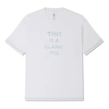 Футболка white pack verbiage tee 'white' Converse, белый