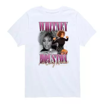 Футболка Whitney Houston Every Woman для мальчиков 8–20 лет Licensed Character, белый