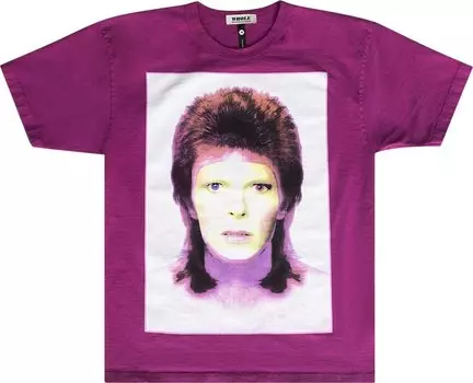 Футболка WHOLE Bowie Close Up Tee 'Rasberry', фиолетовый