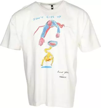 Футболка Whole Don't Give Up T-Shirt, цвет Off-White