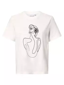 Футболка видна Vila, белый