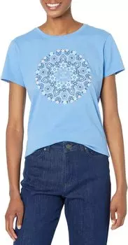 Футболка Wildflower Primal Mandala Crusher Life is Good, цвет Cornflower Blue