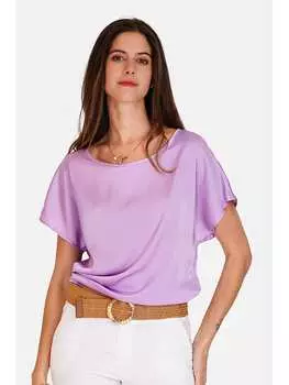 Футболка William de Faye, фиолетовый