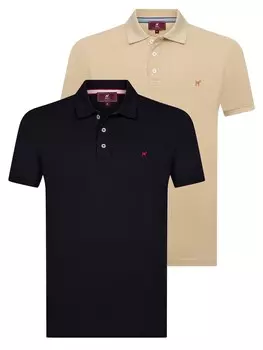 Футболка Williot, бежевый/черный