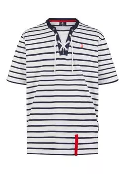 Футболка Wind Sportswear Kurzarm mit Kordelausschnitt, белый